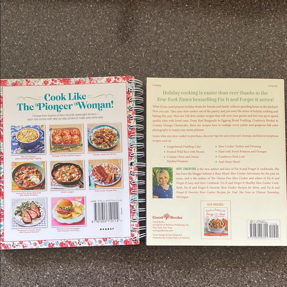 The Pioneer Woman Family Meals Cookbook & Fix It and Forget It Crockpot - Picture 2 of 5